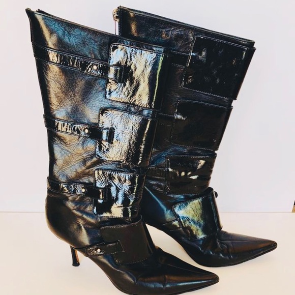 Authentic Jimmy Choo Leather Boots - Picture 2 of 3